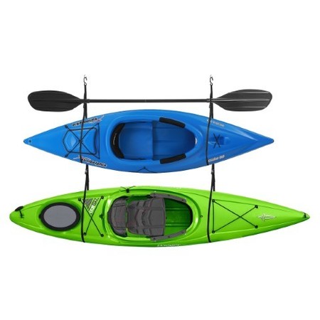 2029 Double Kayak Storage Strap Garage Canoe Hoists 100 lb Capacity Lifetime Warranty -  LEISURE SPORTS, 896336ECE